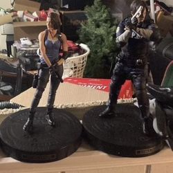 Leon And Jill Resident Evil Figure 