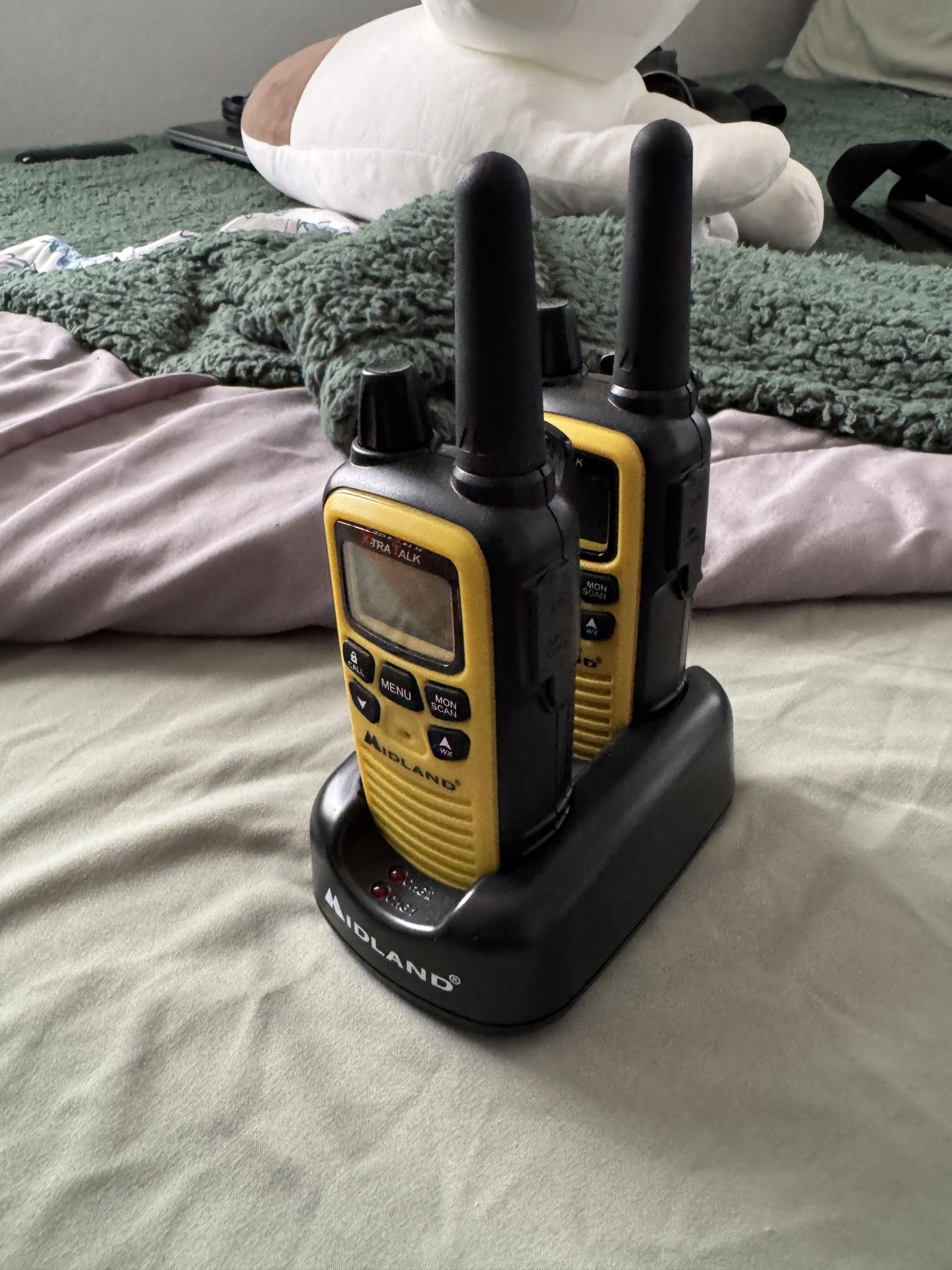 Midland LXT630VP3 36-Channel Two-Way UHF Radio, Yellow, Pair