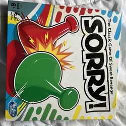 Sorry! Board Game, Complete With Pieces