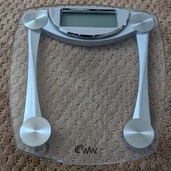 Taylor Clear Glass Digital Bathroom Scale