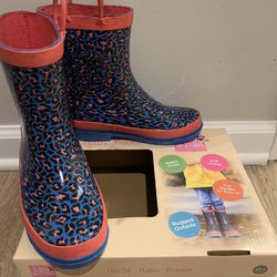 Girls rain boots size 13 -1