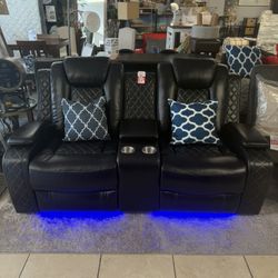 Brand New Power Recliner/ w USB Charging & LED Lights! 