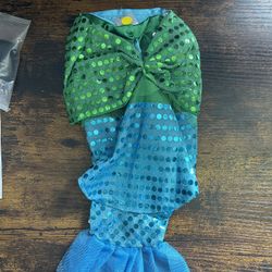 XS Mermaid Dog Costume
