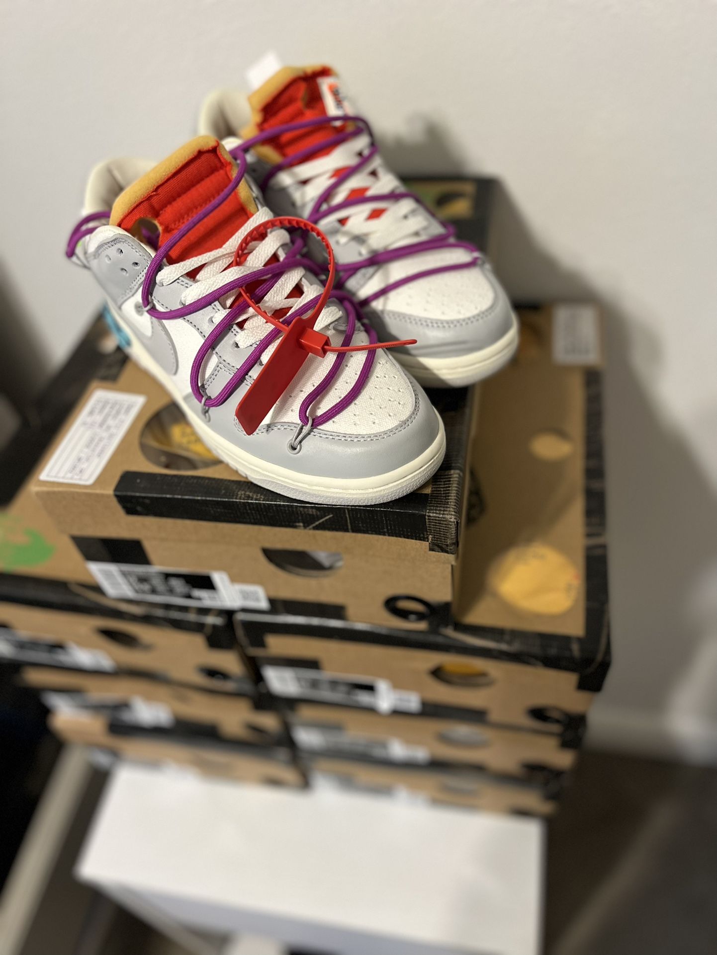 Off White x Nike Dunk Low Lot ‘45 reps