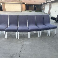 Set Of 6 Brand New Chairs With Water Proof Covers Included $100 For All 6 Firm 