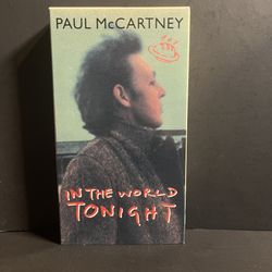 Paul McCartney In the World Tonight VHS 1997 Rhino Home Video Documentary Flaming Pie Beatle