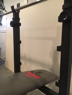 🏋🏿‍♂️Weider Multi-Position Weight Bench & Leg Attachment with Dumbbells Set🏋️