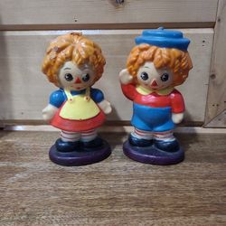 Raggedy Ann And Andy Vintage Candles