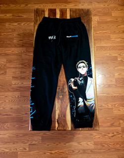 The Cutoff Project "Kento Nanami" Jujutsu Kaisen Sweatpants - Black - Size 2XL