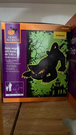 Home Accents 6ft Animated Black Cat Inflatable