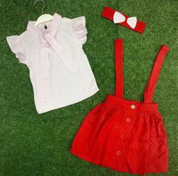 3 pieces girl outfit made in Turkey size 3-4,4-5,7-8,9-10 years
