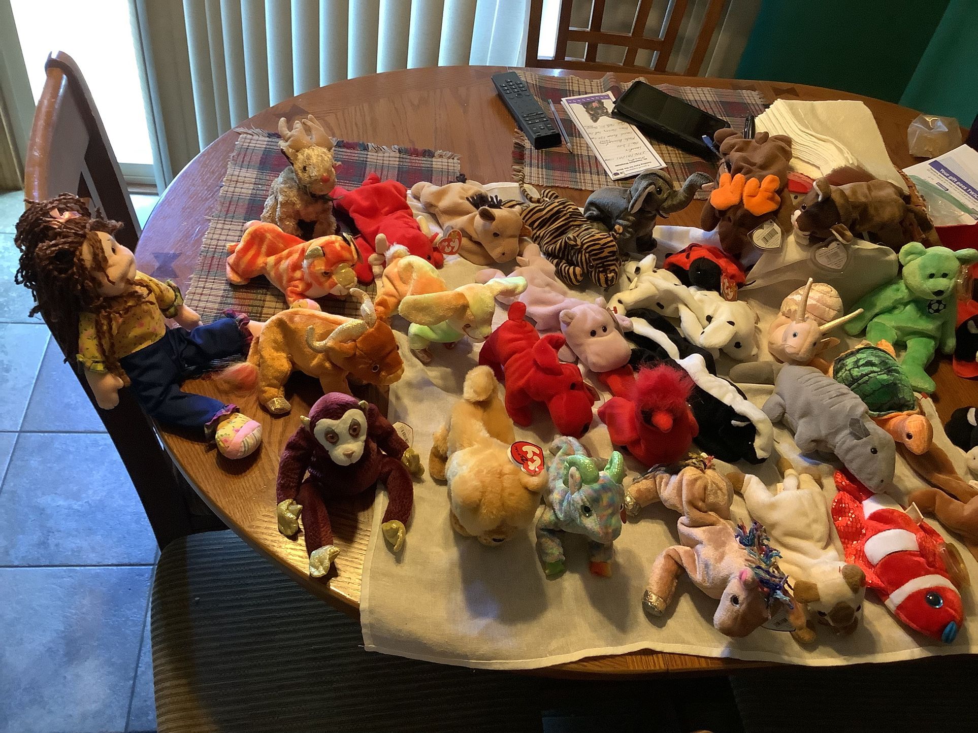 Beanie Baby lot of 33 including Ty Beanie Baby SPARKY the