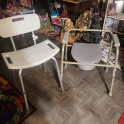 Bedside Commode and Shower Chair