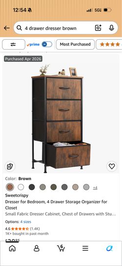 4 door dresser