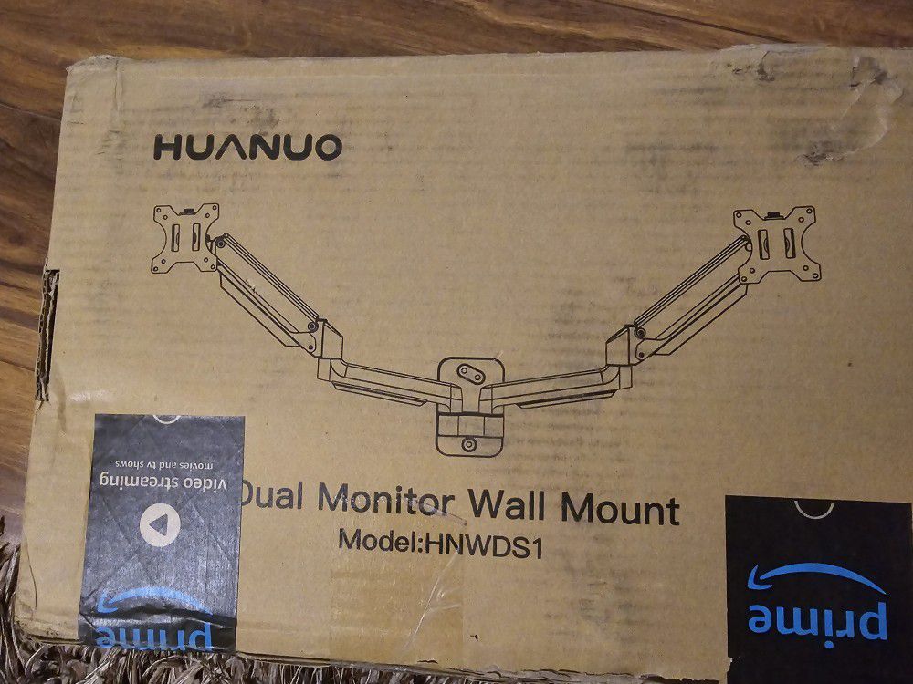HUANUO Dual Monitor Wall Mount (Model: HNWDS1)