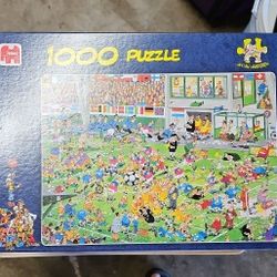 Jan Van Haasteren Soccer Jigsaw Puzzle 