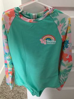 Girl large 10/12 bathing swim suit