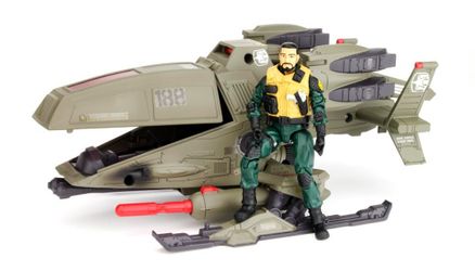 Gi Joe Ghost Hawk Complete With Tomahawk Figure 