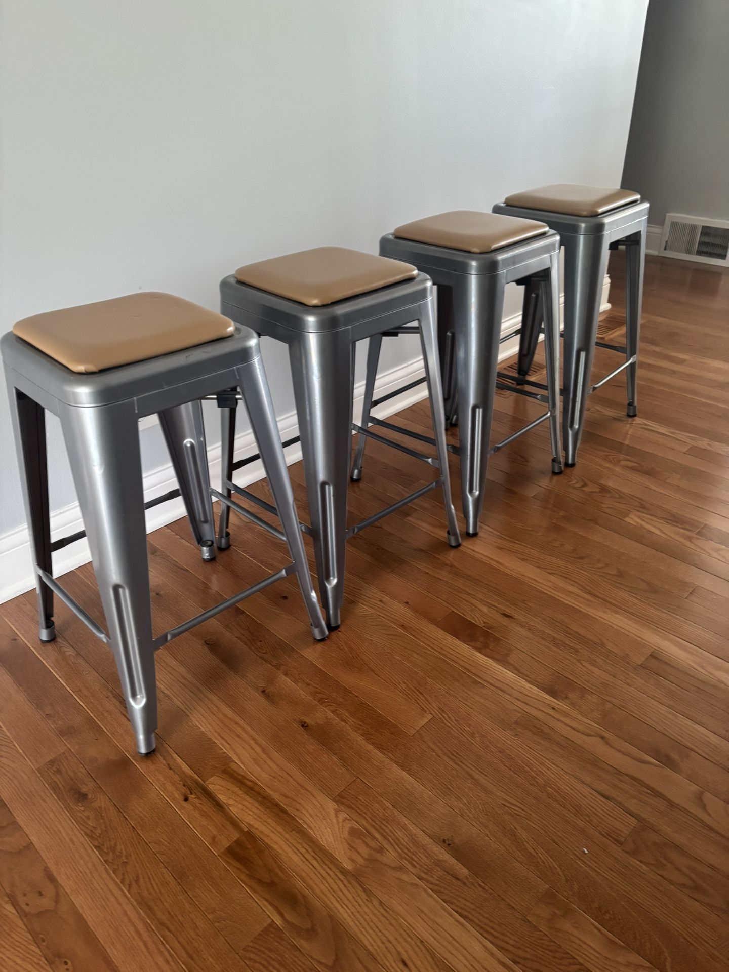 Bar Stools With Removable Cushions $85