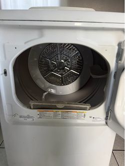 General Electric White Dryer Gas