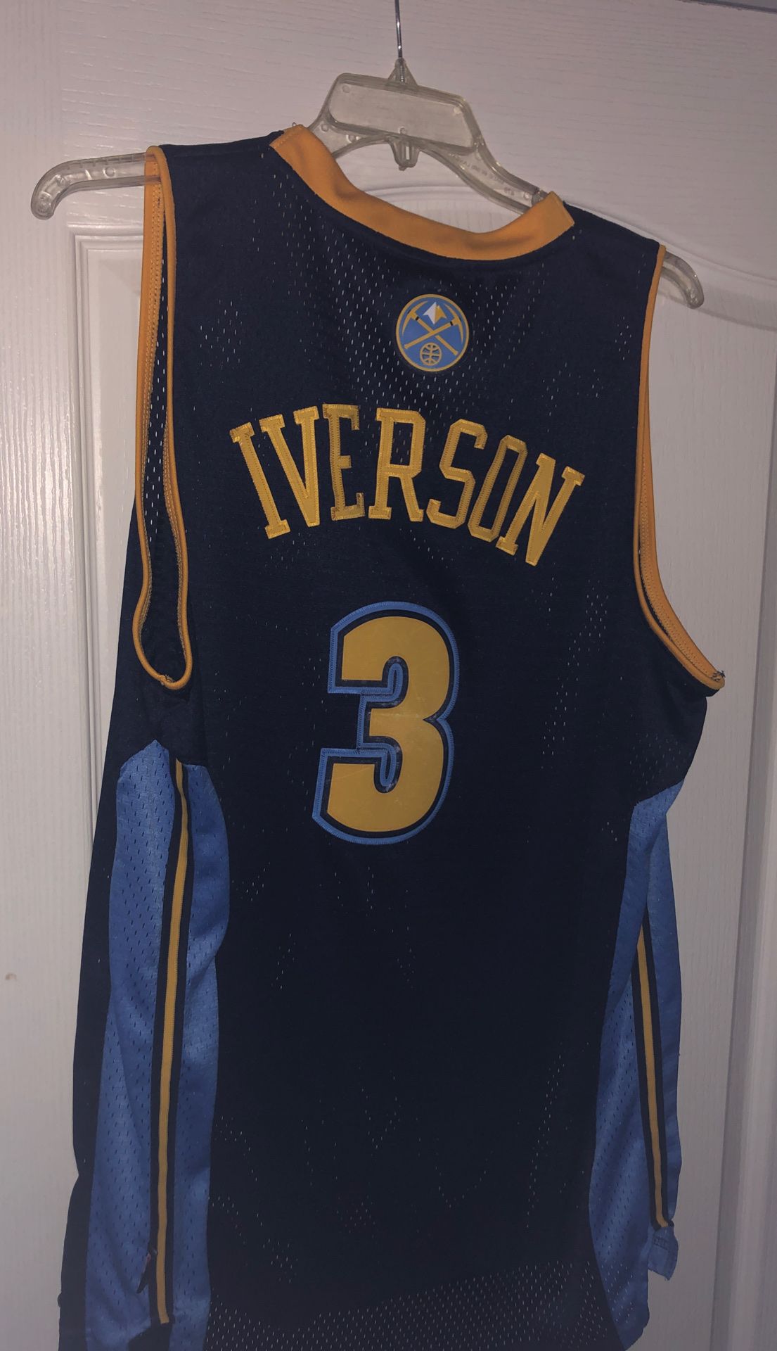 Allen Iverson Hand Stiched Authentic Jersey XL