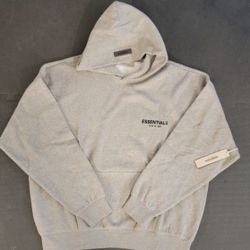 Essential Hoodie Light Oatmeal Size Small