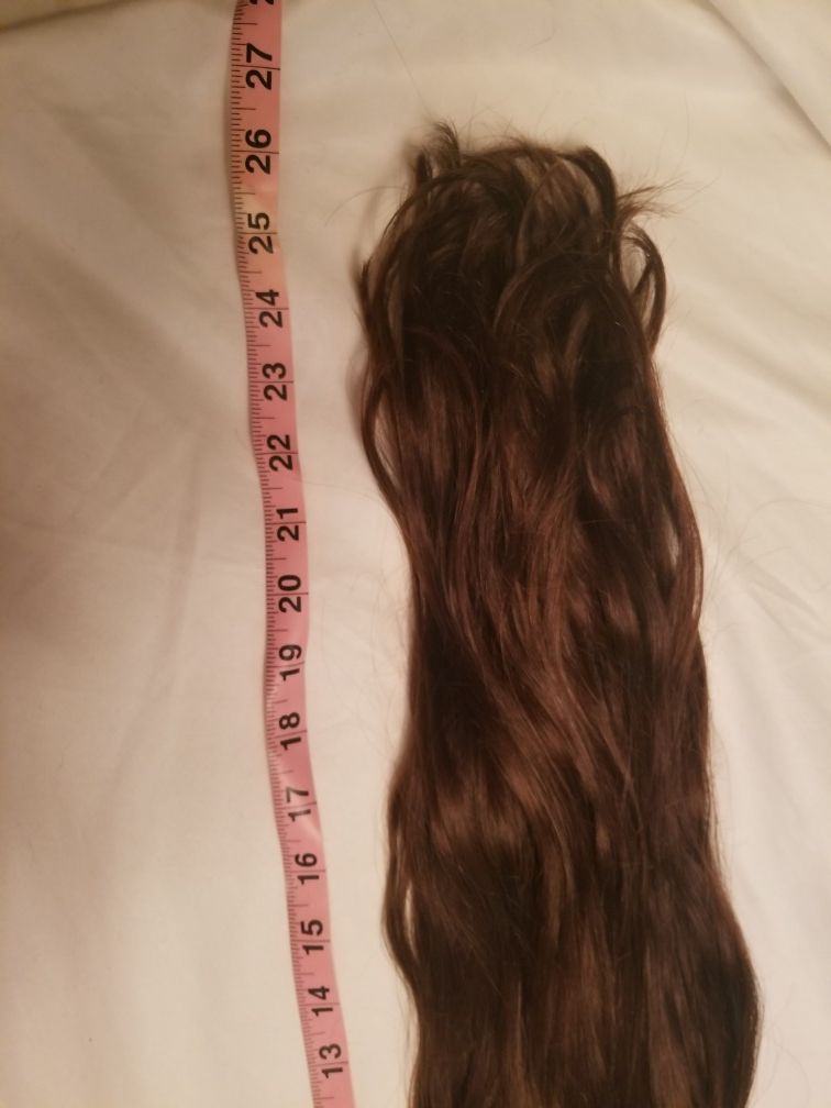 Zala Hair Extensions. Never used. 26in. Rich Mocha Brown.