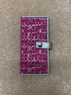 Authentic coach wallet