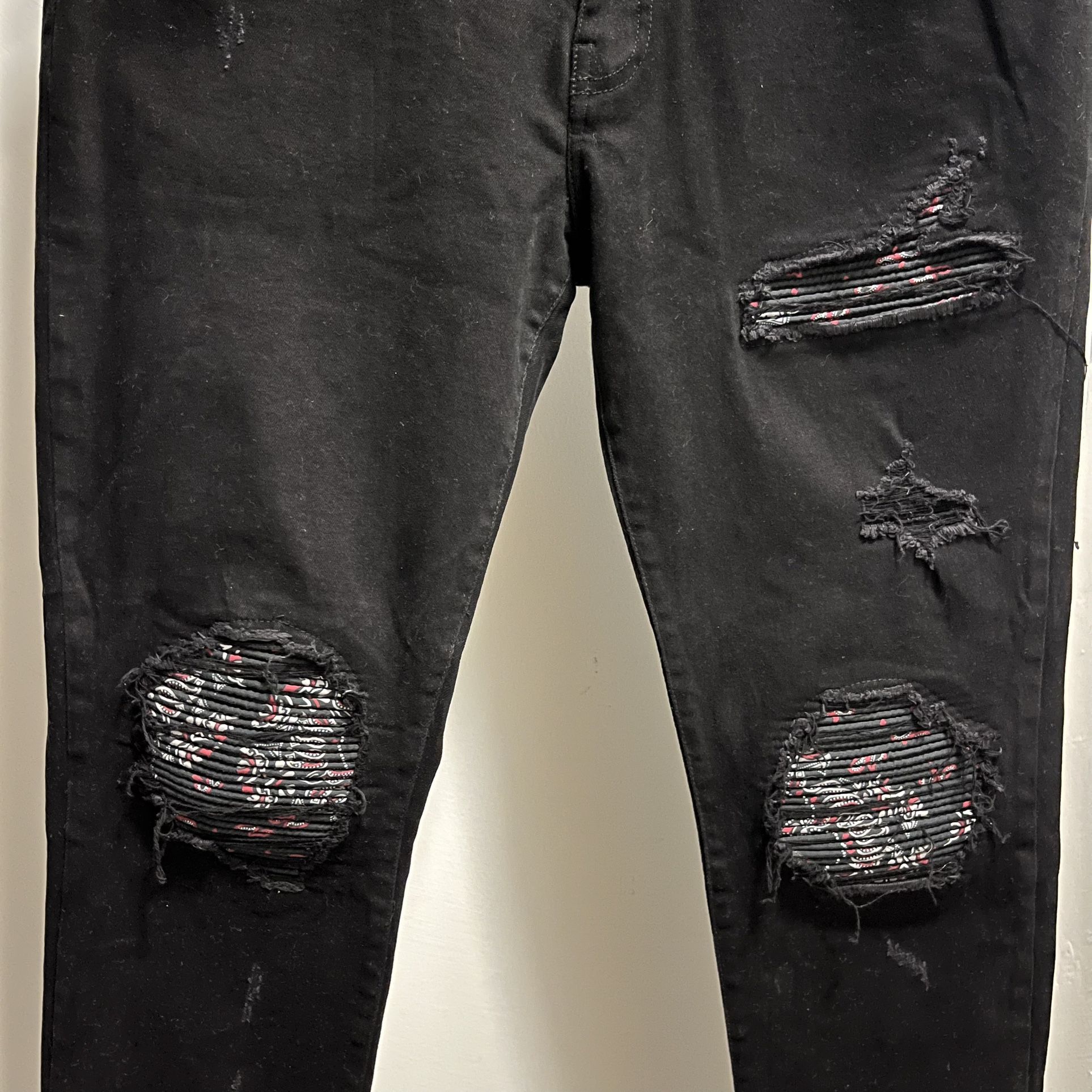 AMIRI Rockstar Bandana Skinny Jeans Sz. 36