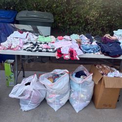 Lots And Lots Of Baby Dresses And Shirts All Sizes 