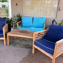 Four Piece Outdoor Patio Set