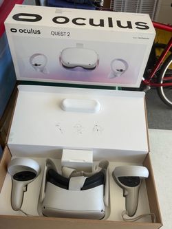 Meta Oculus Quest 2 128GB VR Headset - White with Charger, box and manuals