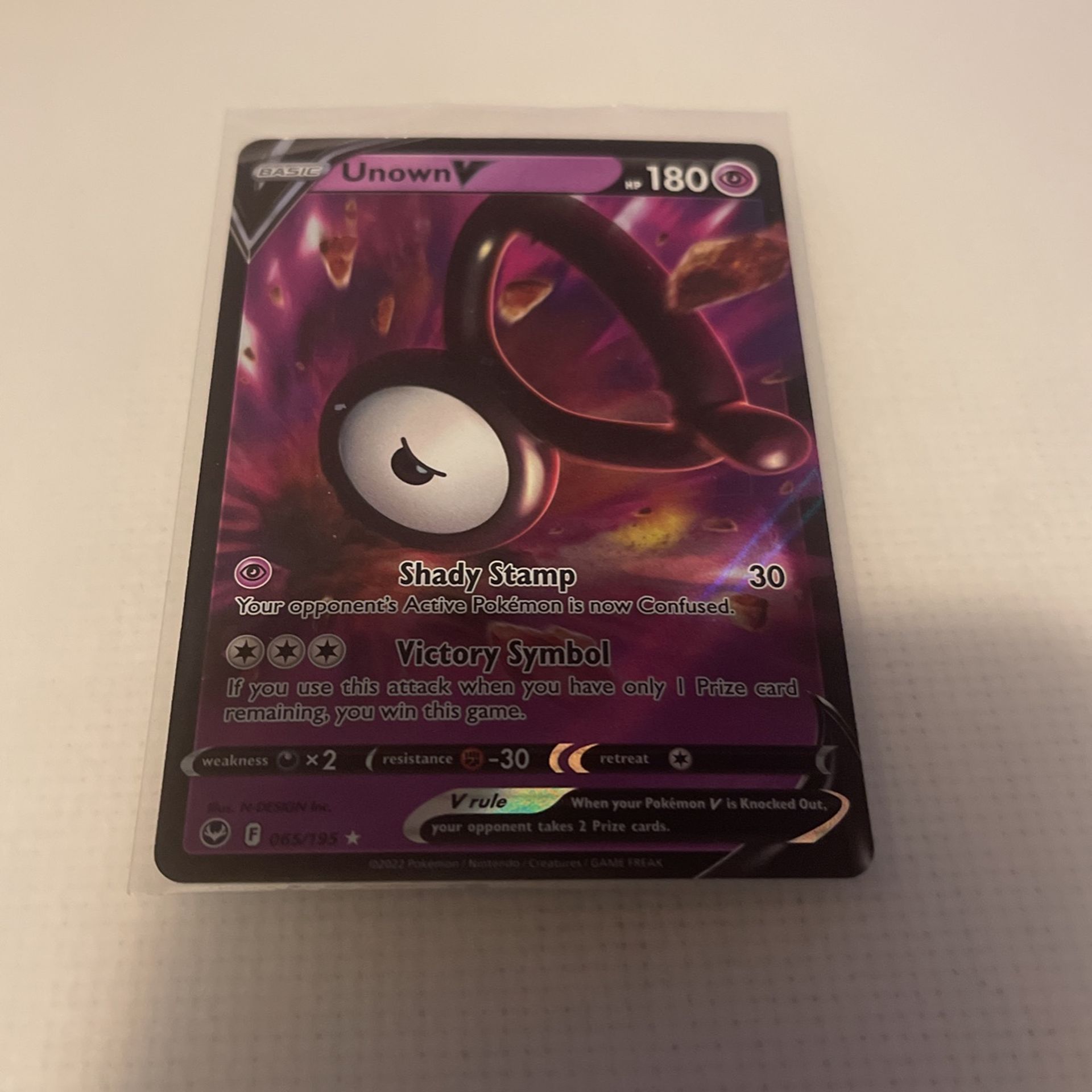 Pokémon Unown V 65/195