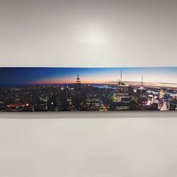 Canvas Panoramic City View - 60in