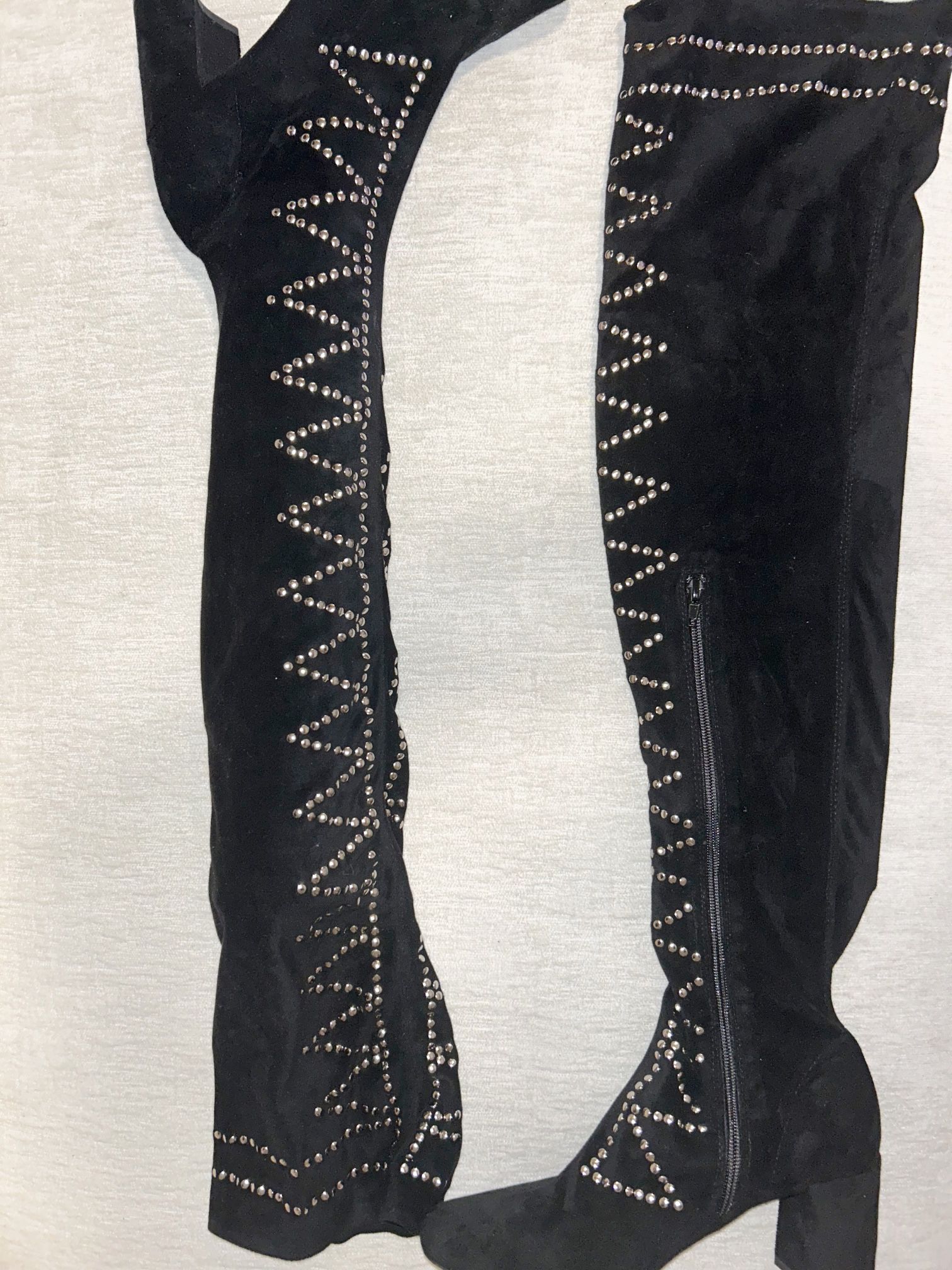 Jeweled Over The Knee Boots