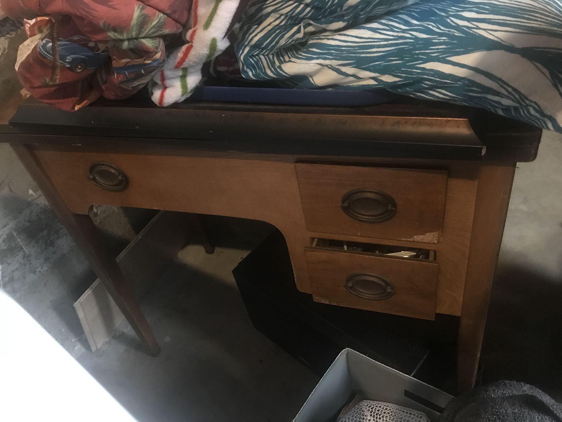 Antique sewing table or desk