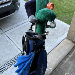 Golf Clubs And Case