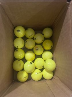 Bridgestone golf balls tour BRX yellow 18