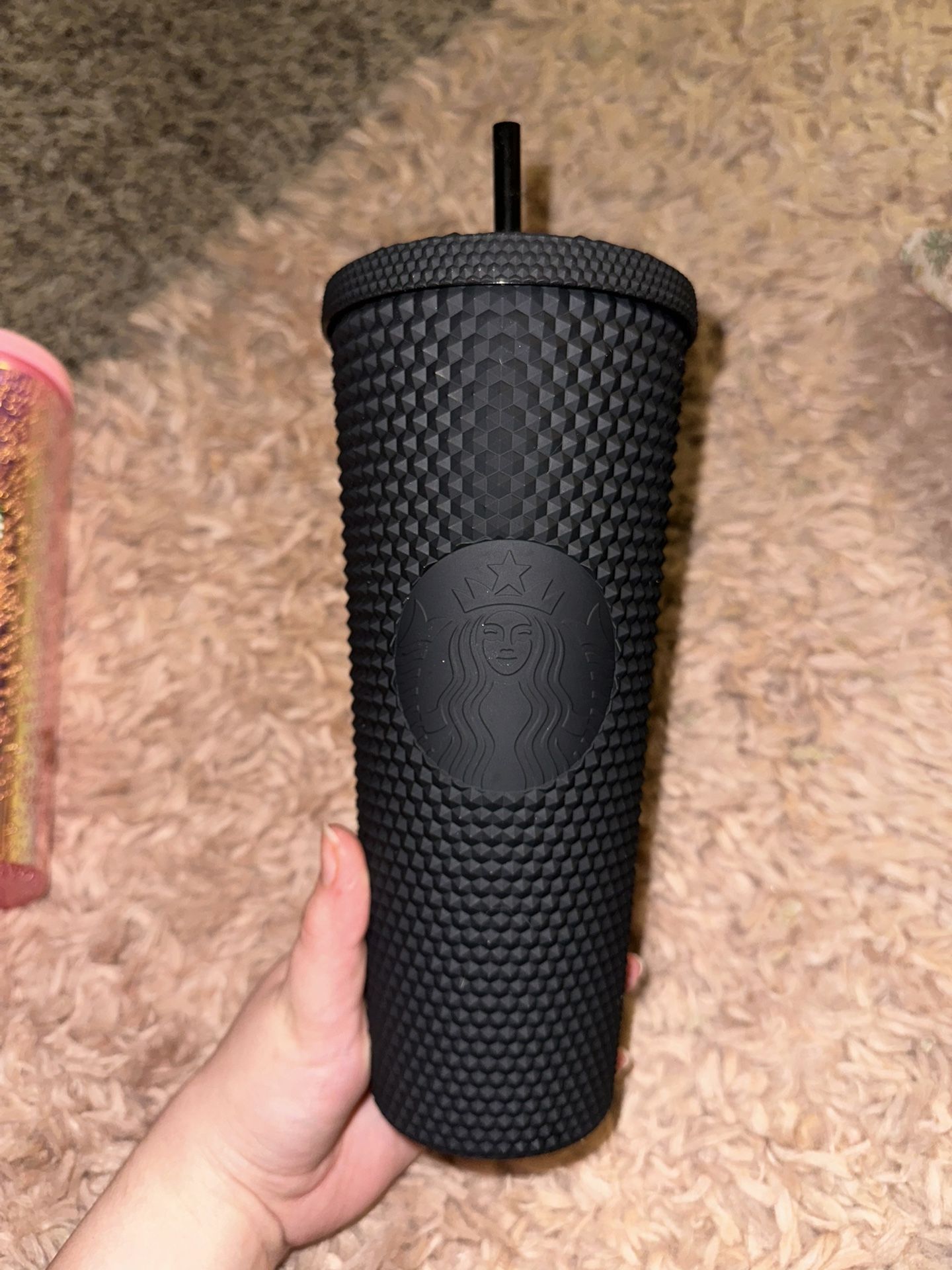 Starbucks Matte Black Studded Cup