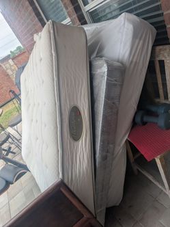 Full Bed plus Queen Mattress