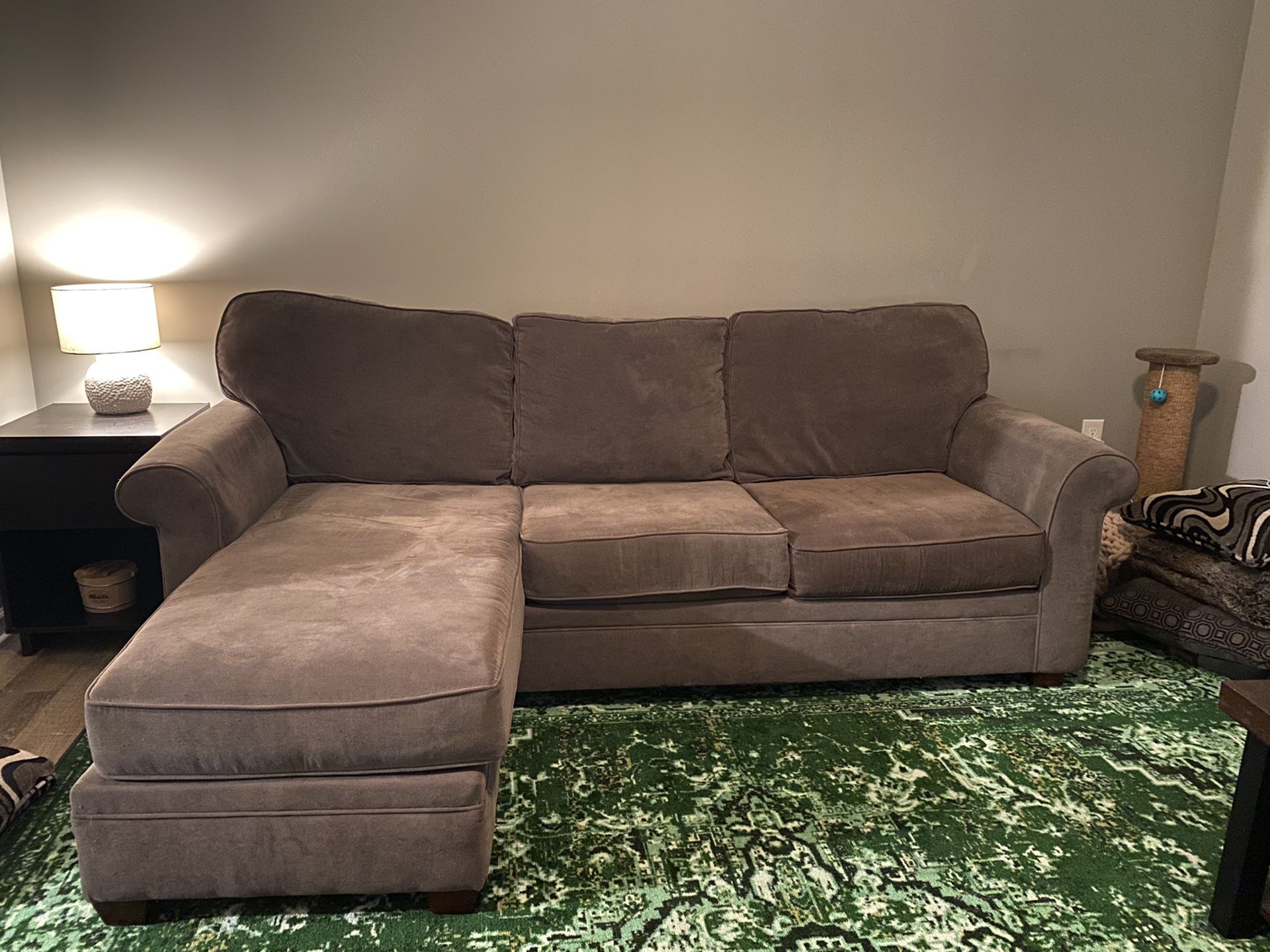 Good Condition Sectional Brown Couch