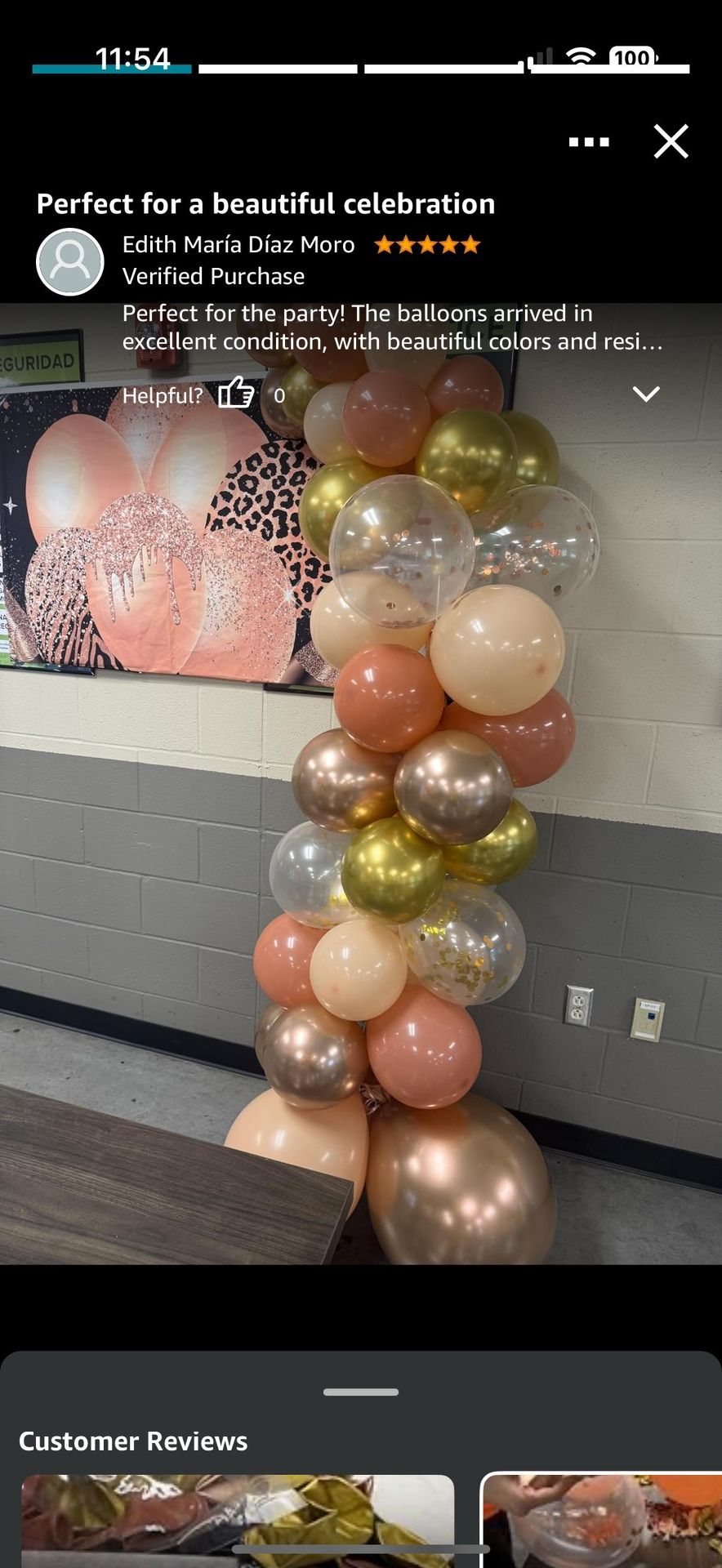 Rose Gold Balloon Garland Kit, 142Pcs Nude Pastel Pink Gold and Rose Gold Confetti Balloon Arch Kit for Wedding Bridal Shower Princess Party Girl Birt