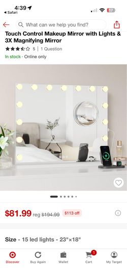 Vanity Mirror-never used