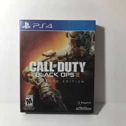 Call of Duty Black Ops III Hardened Edition Steelbook & Card Collection Playstation 4