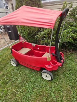 2 Step All around canopy wagon