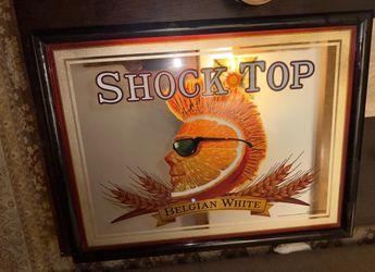 Shock Top Belgian Wheat 25x20 Bar Mirror 