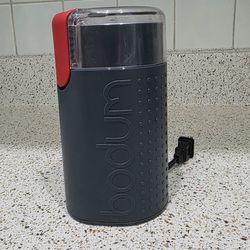 Bodum electric coffee grinder.