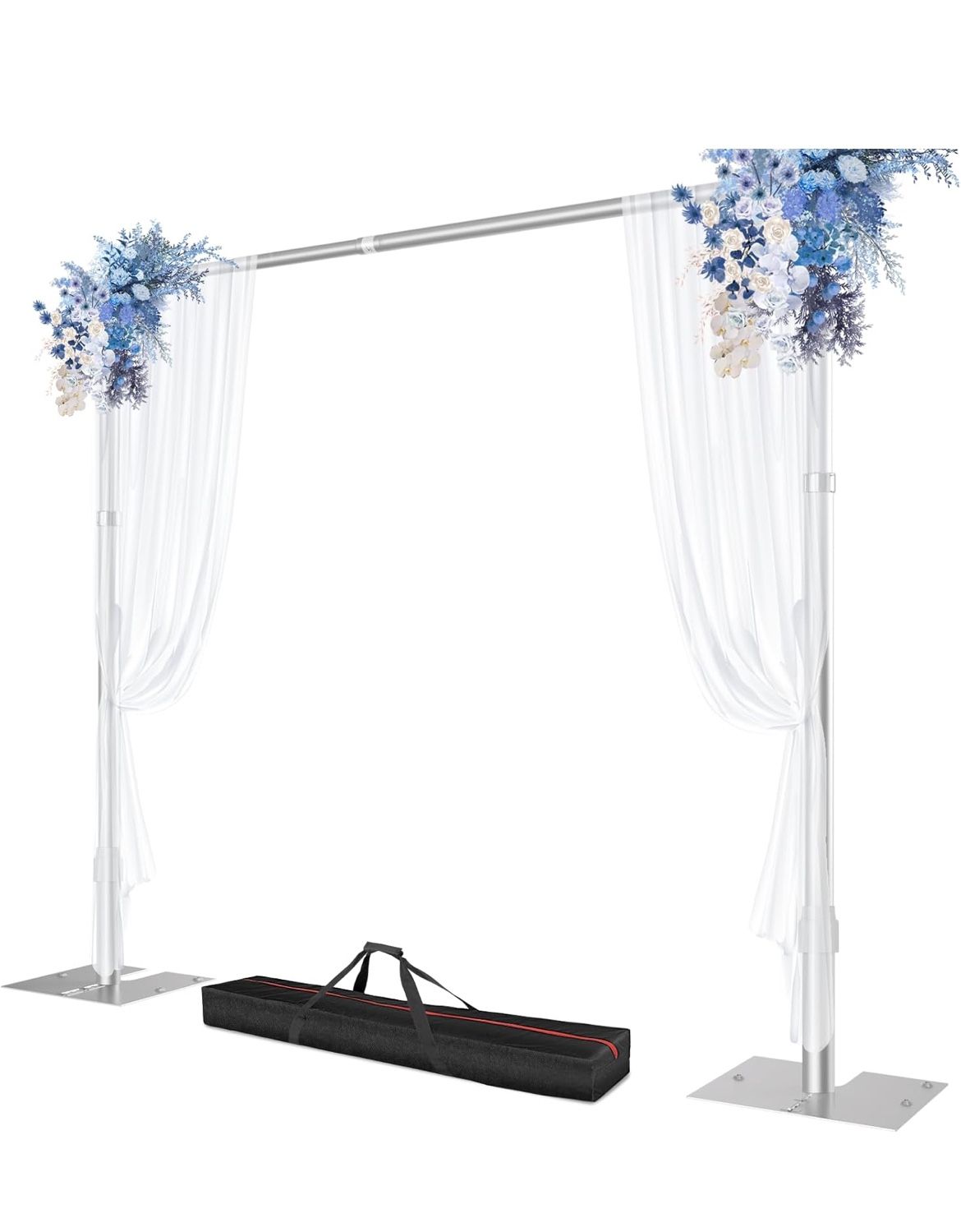 Pipe and Drape Backdrop Stand, 10x10ft Heavy Duty Adjustable