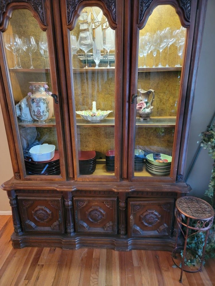 China Cabinet Vintage 70's 