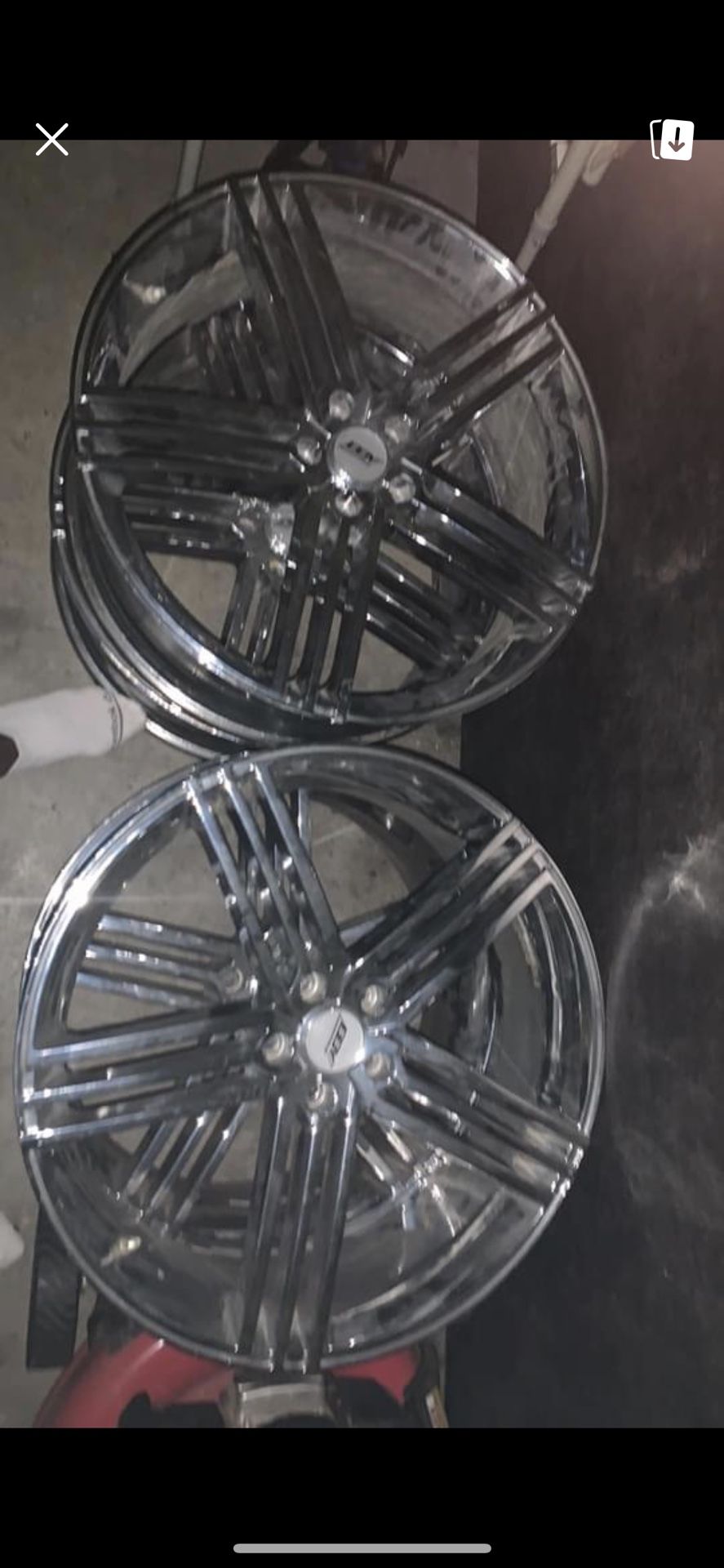 22s Chrome Rims